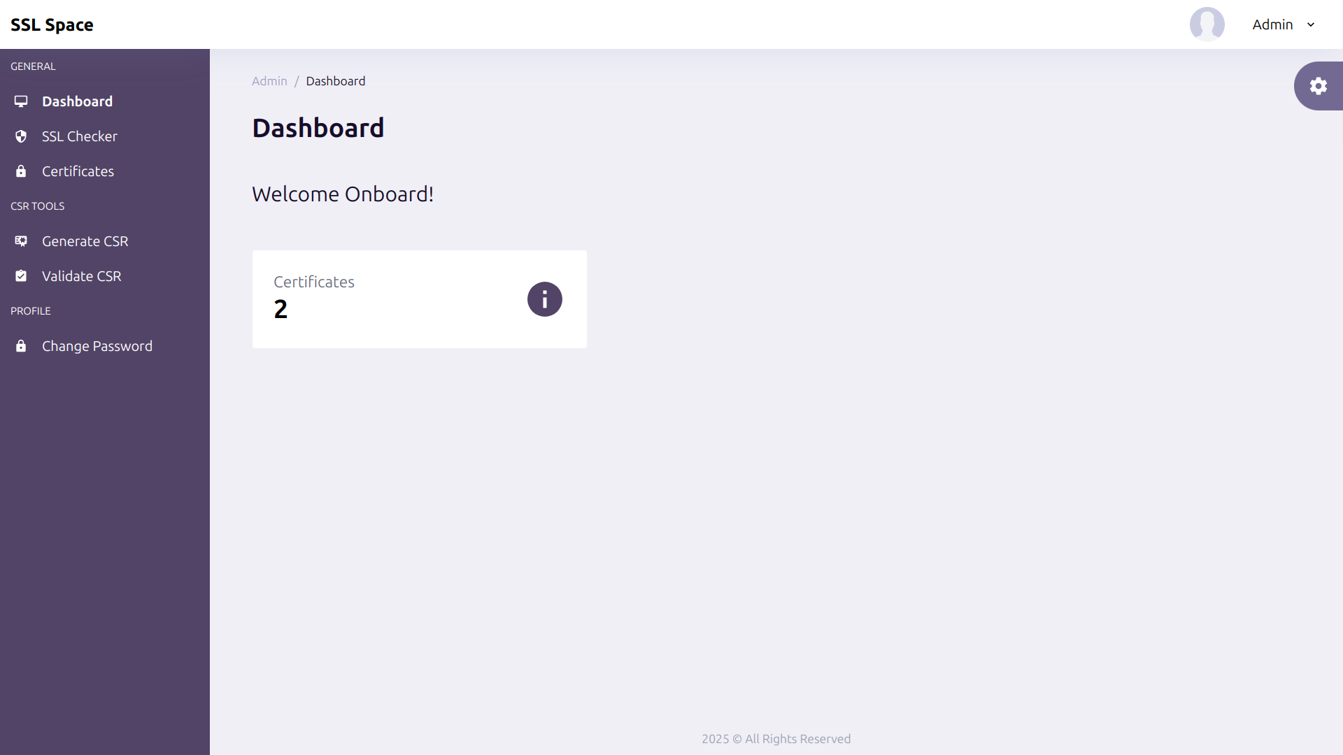 User Dashboard